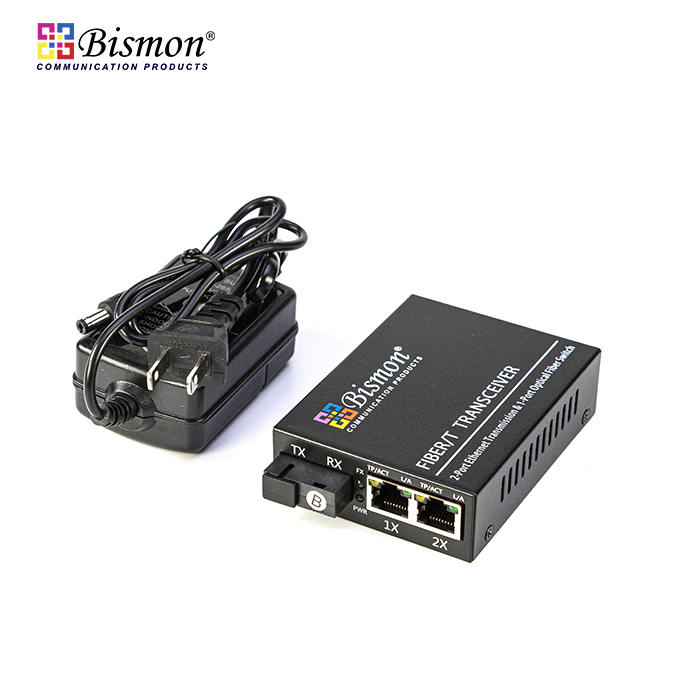 Media Converter 10/100/1000Mbps, Single-mode (20KM), Single Fiber(B type) SC port